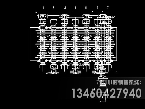 波動篩結構圖紙俯視圖